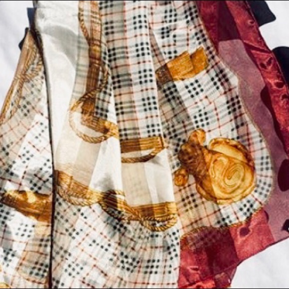 Plaid print scarf - Picture 2 of 2